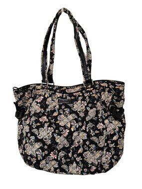 Vera Bradley Retired Holland Garden Glenna Satchel Shoulder Purse Bag